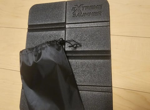Amazonで購入したサウナマットの実物